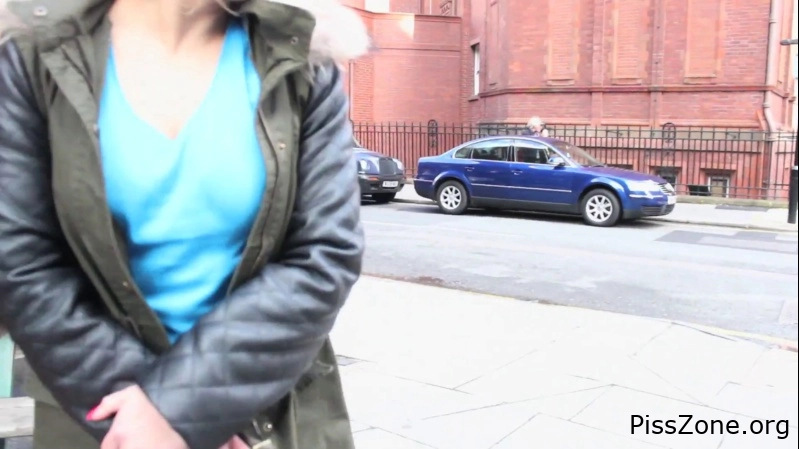 She Goes Wild - Blonde Slut Pisses On The Street In Front Of Strangers 2025, habit pee