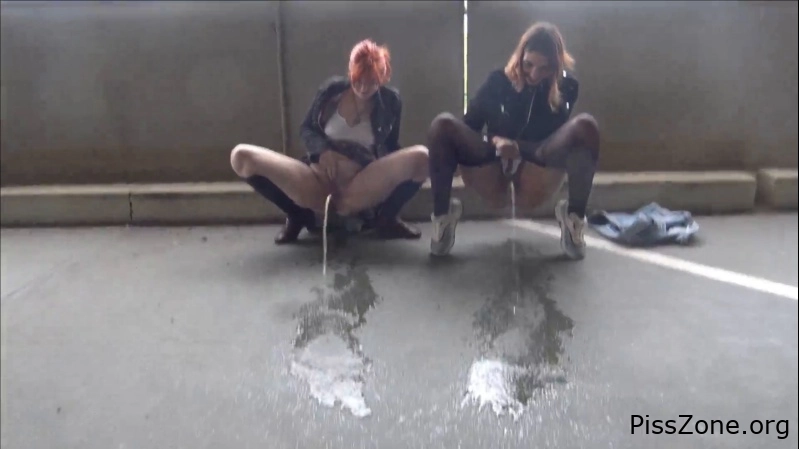 Can’t Hold the Flow - Public pissing contest! – Who wins ?? 2025, Mila-Hase, pee feel