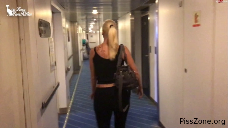 Wet Lingerie Girl - Carpet Floor Ferry Soaked 2025, Lara Cum-Kitten, wet piss