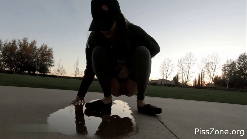 Wet All Over Dusk Public Park Walk, Pissing, Flashing, (MPEG-4/2025) 185 MB, pissing babe