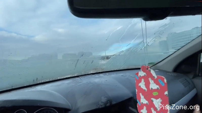 She Can’t Wait - Pissing In The Car Part 2 – Now Even Krasser. 2025, Laura-Cat, hot piss